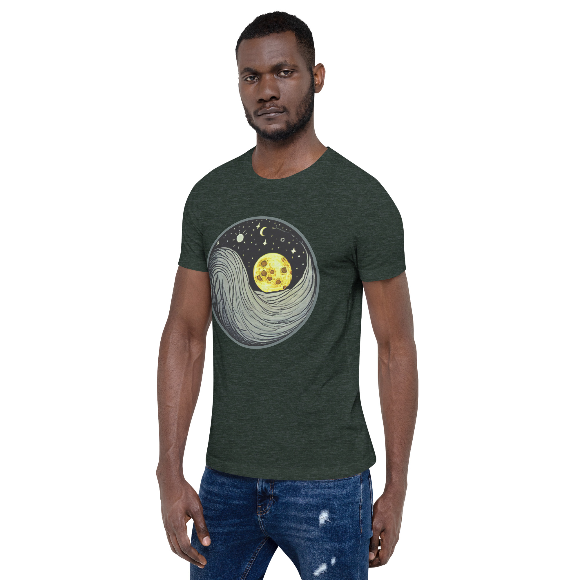 unisex-staple-t-shirt-heather-forest-left-front-631296a6f148c.jpg